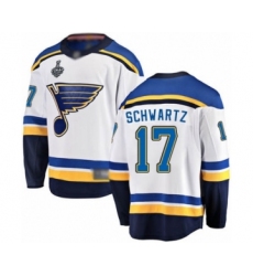 Youth St. Louis Blues #17 Jaden Schwartz Premier Green Salute to Service 2019 Stanley Cup Final Bound Hockey Jersey