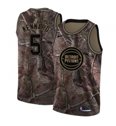 Women's Nike Detroit Pistons #5 Luke Kennard Swingman Camo Realtree Collection NBA Jersey