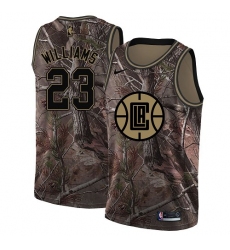 Women's Nike Los Angeles Clippers #23 Louis Williams Swingman Camo Realtree Collection NBA Jersey