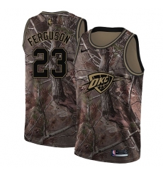 Youth Nike Oklahoma City Thunder #23 Terrance Ferguson Swingman Camo Realtree Collection NBA Jersey