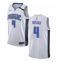 Men's Nike Orlando Magic #4 Arron Afflalo Authentic NBA Jersey - Association Edition