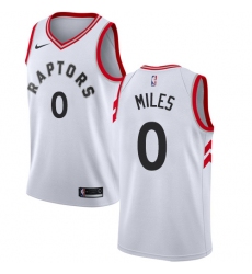Youth Nike Toronto Raptors #0 C.J. Miles Swingman White NBA Jersey - Association Edition