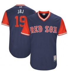 Men's Majestic Boston Red Sox #19 Jackie Bradley Jr 