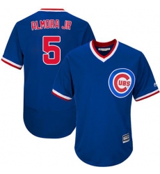 Men's Majestic Chicago Cubs #5 Albert Almora Jr Royal Blue Cooperstown Flexbase Authentic Collection MLB Jersey