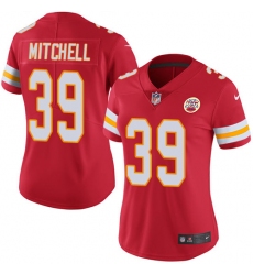 Women's Nike Kansas City Chiefs #39 Terrance Mitchell Red Team Color Vapor Untouchable Limited Player NFL Jersey