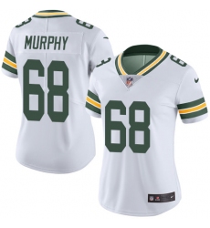 Women's Nike Green Bay Packers #68 Kyle Murphy White Vapor Untouchable Limited Player NFL Jersey