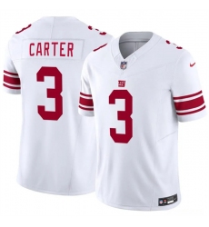 Men's New York Giants #3 Abdul Carter White 2026 F.U.S.E. Vapor Untouchable Limited Stitched Jersey