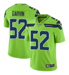 Men's Nike Seattle Seahawks #52 Terence Garvin Limited Green Rush Vapor Untouchable NFL Jersey