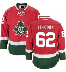 Youth Reebok Montreal Canadiens #62 Artturi Lehkonen Authentic Red New CD NHL Jersey