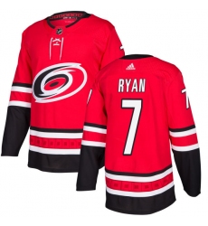 Men's Adidas Carolina Hurricanes #7 Derek Ryan Authentic Red Home NHL Jersey