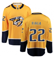 Youth Nashville Predators #22 Kevin Fiala Fanatics Branded Gold Home Breakaway NHL Jersey