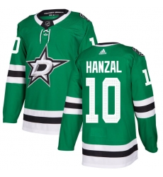 Youth Adidas Dallas Stars #10 Martin Hanzal Authentic Green Home NHL Jersey
