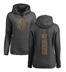 NHL Women's Adidas Vegas Golden Knights #87 Vadim Shipachyov Charcoal One Color Backer Pullover Hoodie