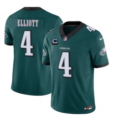 Men's Philadelphia Eagles #4 Jake Elliott Green 2025 F.U.S.E. With 4-Star C Vapor Untouchable Limited Stitched Football Jersey