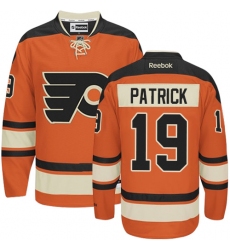 Women's Reebok Philadelphia Flyers #19 Nolan Patrick Premier Orange New Third NHL Jersey