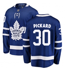 Youth Toronto Maple Leafs #30 Calvin Pickard Authentic Royal Blue Home Fanatics Branded Breakaway NHL Jersey