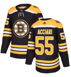 Men's Adidas Boston Bruins #55 Noel Acciari Authentic Black Home NHL Jersey