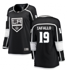 Women's Los Angeles Kings #19 Alex Iafallo Authentic Black Home Fanatics Branded Breakaway NHL Jersey
