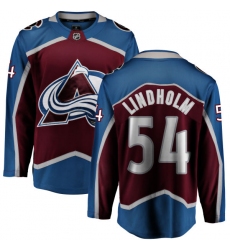Youth Colorado Avalanche #54 Anton Lindholm Fanatics Branded Maroon Home Breakaway NHL Jersey