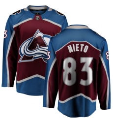 Men's Colorado Avalanche #83 Matt Nieto Fanatics Branded Maroon Home Breakaway NHL Jersey