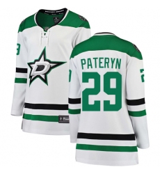 Women's Dallas Stars #29 Greg Pateryn Authentic White Away Fanatics Branded Breakaway NHL Jersey