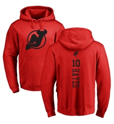 NHL Adidas New Jersey Devils #10 Jimmy Hayes Red One Color Backer Pullover Hoodie