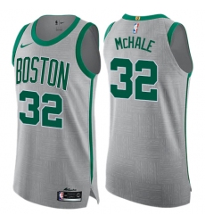 Men's Nike Boston Celtics #32 Kevin Mchale Authentic Gray NBA Jersey - City Edition