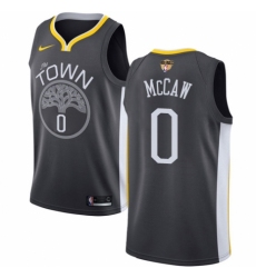 Women's Nike Golden State Warriors #0 Patrick McCaw Swingman Black Alternate 2018 NBA Finals Bound NBA Jersey - Statement Edition