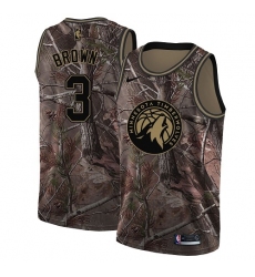 Youth Nike Minnesota Timberwolves #3 Anthony Brown Swingman Camo Realtree Collection NBA Jersey