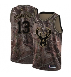 Men's Nike Milwaukee Bucks #13 Glenn Robinson Swingman Camo Realtree Collection NBA Jersey