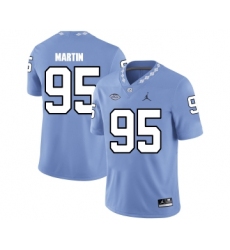 North Carolina Tar Heels 95 Kareem Martin Blue College Football Jersey