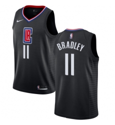Men's Nike Los Angeles Clippers #11 Avery Bradley Swingman Black Alternate NBA Jersey Statement Edition