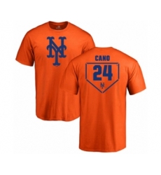 Baseball New York Mets #24 Robinson Cano Orange RBI T-Shirt