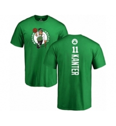 Basketball Boston Celtics #11 Enes Kanter Kelly Green Backer T-Shirt
