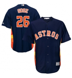 Men's Majestic Houston Astros #26 Anthony Gose Replica Navy Blue Alternate Cool Base MLB Jersey