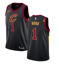 Youth Nike Cleveland Cavaliers #1 Rodney Hood Swingman Black NBA Jersey Statement Edition
