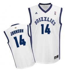 Men's Adidas Memphis Grizzlies #14 Brice Johnson Swingman White Home NBA Jersey