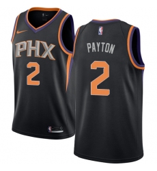 Men's Nike Phoenix Suns #2 Elfrid Payton Authentic Black Alternate NBA Jersey Statement Edition