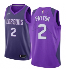 Youth Nike Phoenix Suns #2 Elfrid Payton Swingman Purple NBA Jersey - City Edition