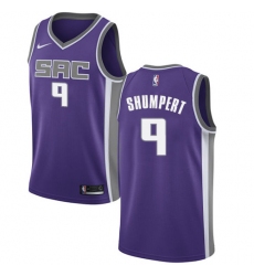 Men's Nike Sacramento Kings #9 Iman Shumpert Swingman Purple NBA Jersey - Icon Edition