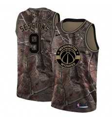 Youth Nike Washington Wizards #9 Ramon Sessions Swingman Camo Realtree Collection NBA Jersey