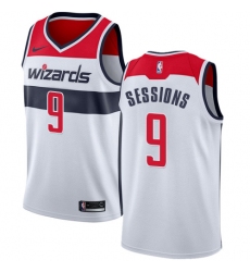 Youth Nike Washington Wizards #9 Ramon Sessions Swingman White NBA Jersey - Association Edition