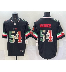 Men's San Francisco 49ers #54 Fred Warner Black 2025 F.U.S.E. Mexico Vapor Limited Stitched Football Jersey