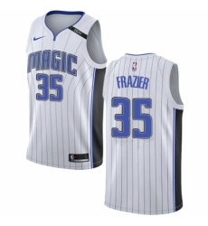 Men's Nike Orlando Magic #35 Melvin Frazier Authentic White NBA Jersey - Association Edition