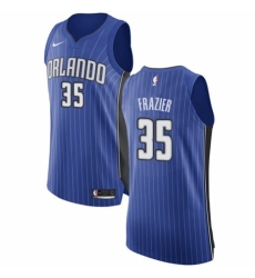 Women's Nike Orlando Magic #35 Melvin Frazier Authentic Royal Blue NBA Jersey - Icon Edition
