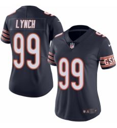 Women's Nike Chicago Bears #99 Aaron Lynch Navy Blue Team Color Vapor Untouchable Limited Player NFL Jersey