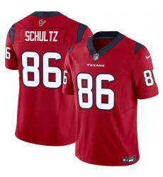 Men's Houston Texans #86 Dalton Schultz Red 2023 F.U.S.E Vapor Untouchable Football Stitched Jersey