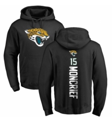NFL Nike Jacksonville Jaguars #15 Donte Moncrief Black Backer Pullover Hoodie