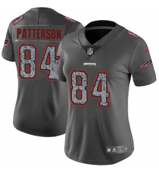 Women's Nike New England Patriots #84 Cordarrelle Patterson Gray Static Vapor Untouchable Limited NFL Jersey