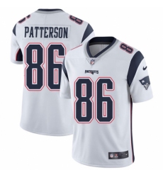 Youth Nike New England Patriots #86 Cordarrelle Patterson White Vapor Untouchable Limited Player NFL Jersey